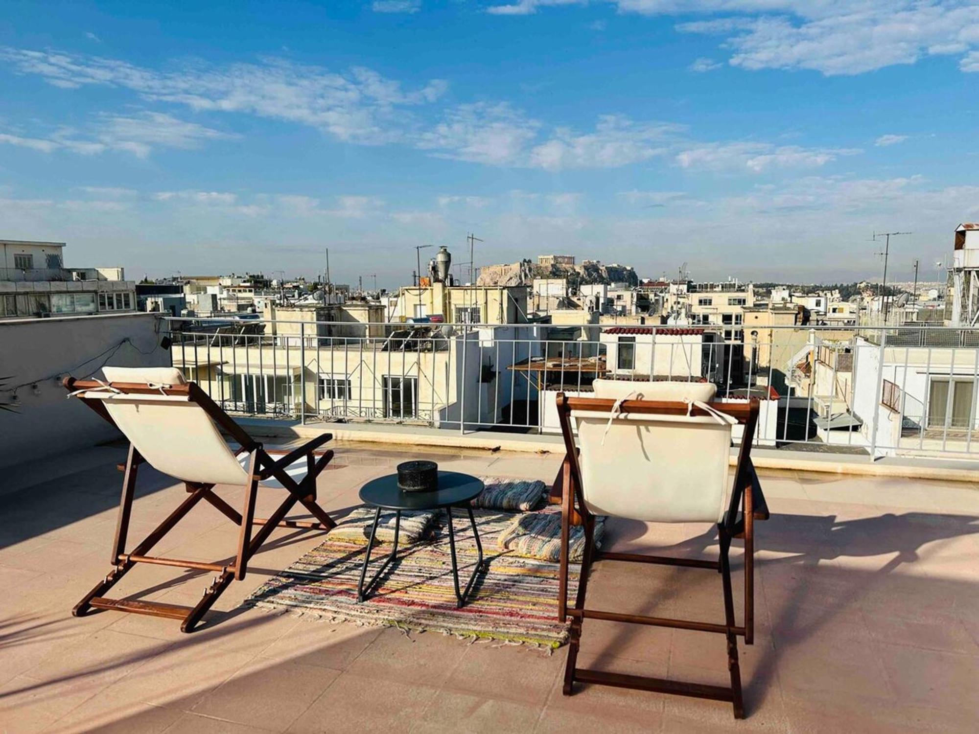 200Mbps Wifi - Penthouse With Acropolis View Apartment Athens Ngoại thất bức ảnh